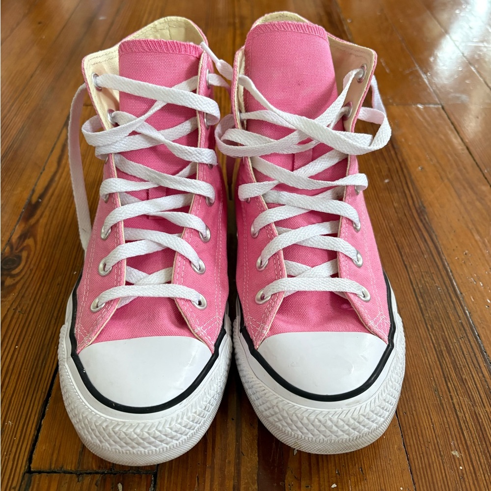 Converse Pink High-Top Sneakers